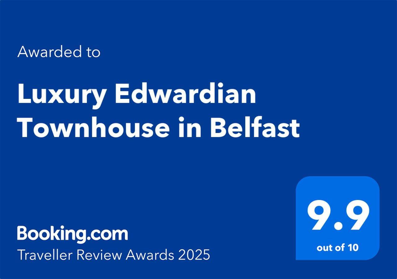Luxury Edwardian Townhouse In Belfast Exterior foto